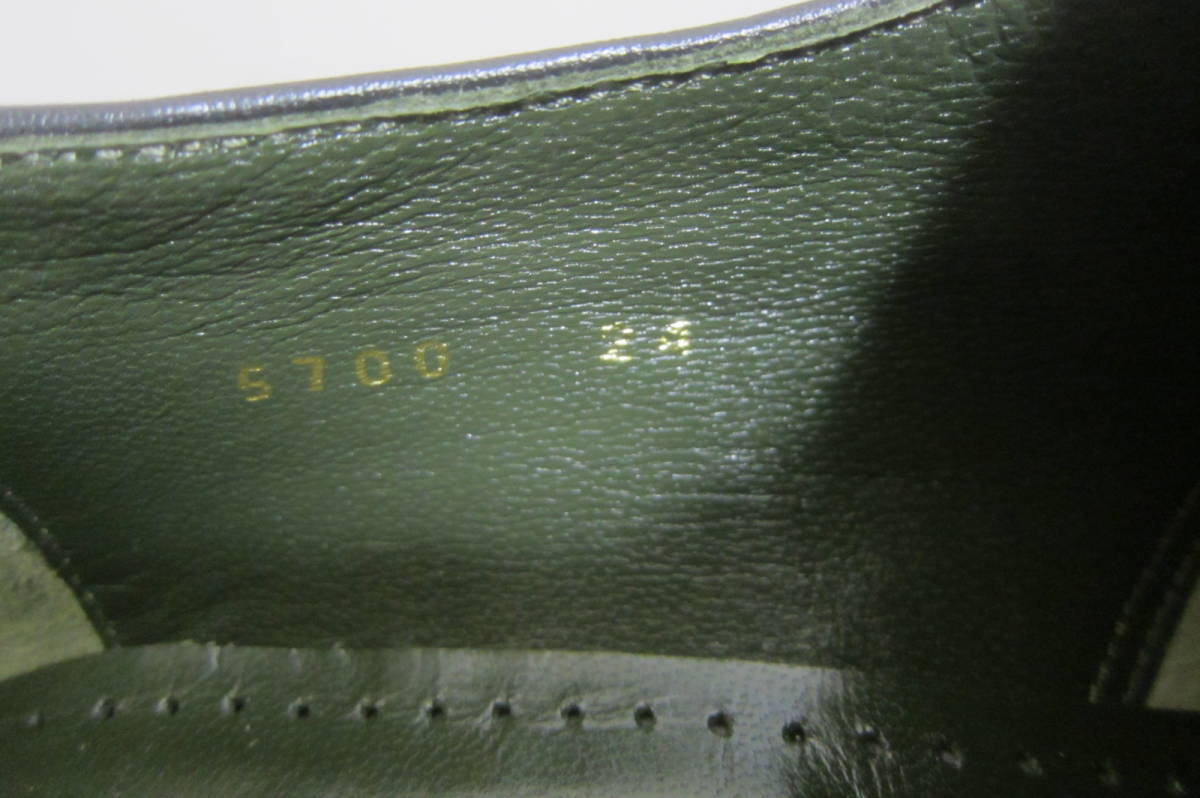 新品B品 marelli マレリー 革靴 紳士靴 ビジネスシューズ マッケイ製法 黒 24㎝EEEE O2311C_画像5