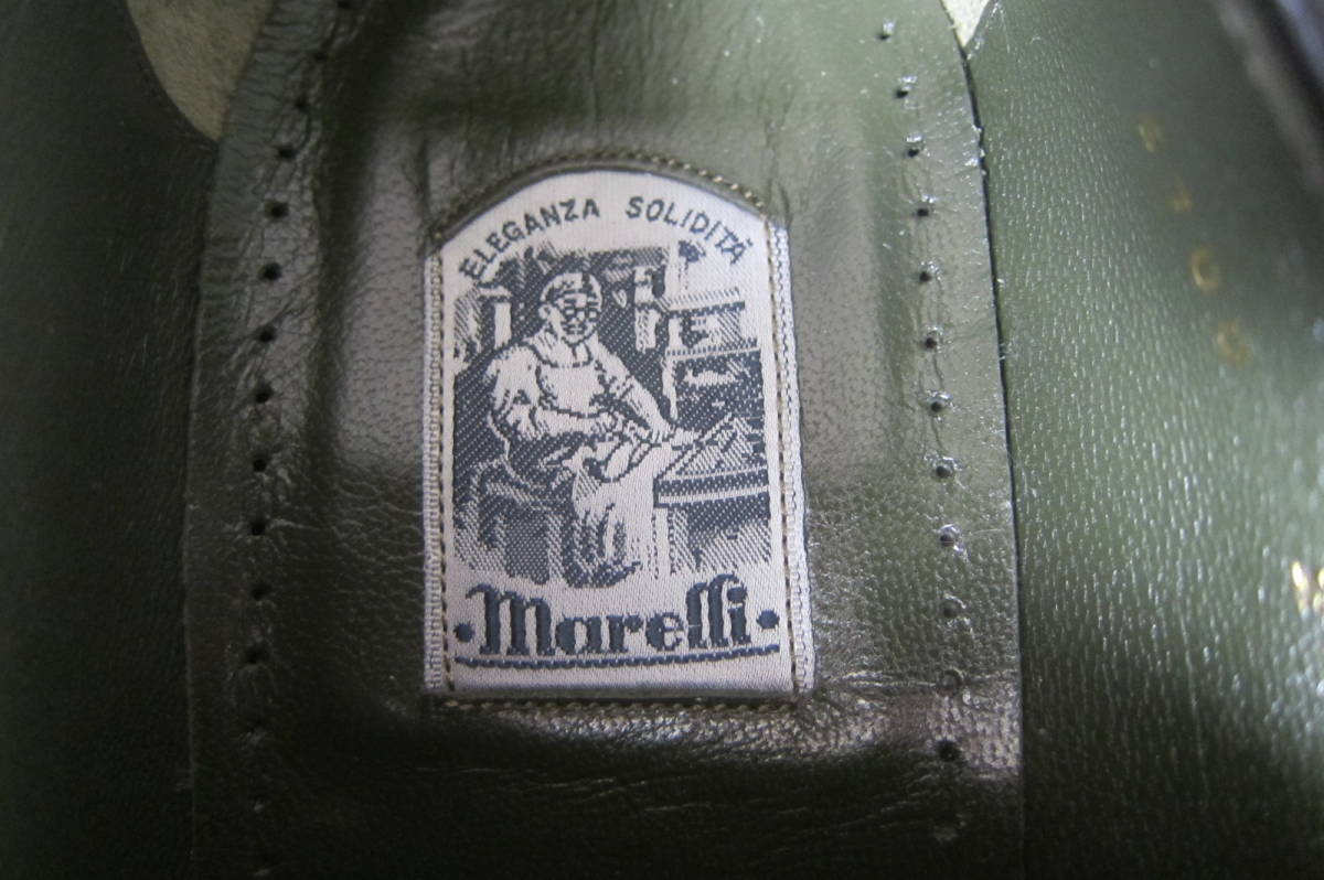 新品B品 marelli マレリー 革靴 紳士靴 ビジネスシューズ マッケイ製法 黒 24㎝EEEE O2311C_画像4