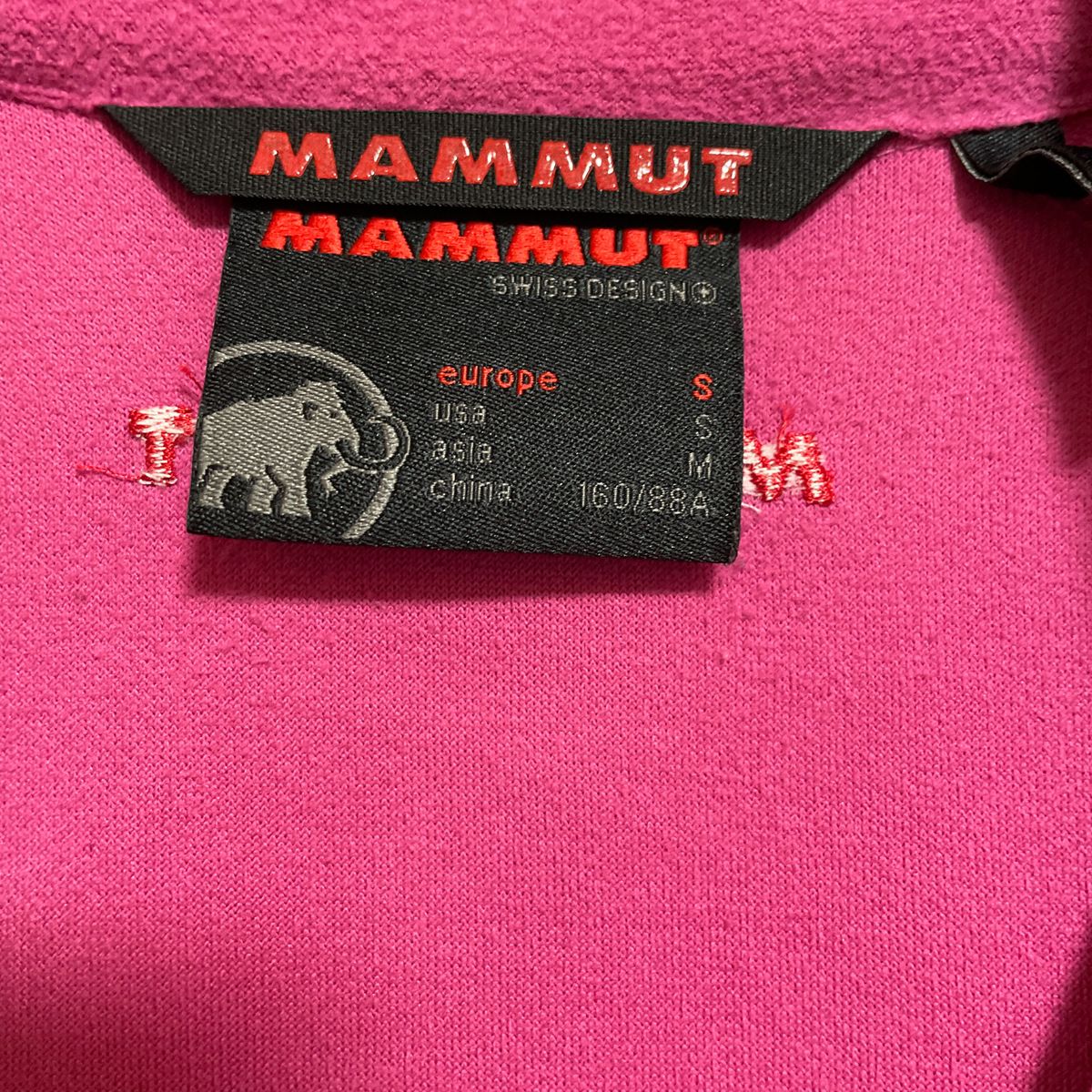 MAMMUT マムート フリース アウトドア ジャケット　サイズS ピンク　レディース