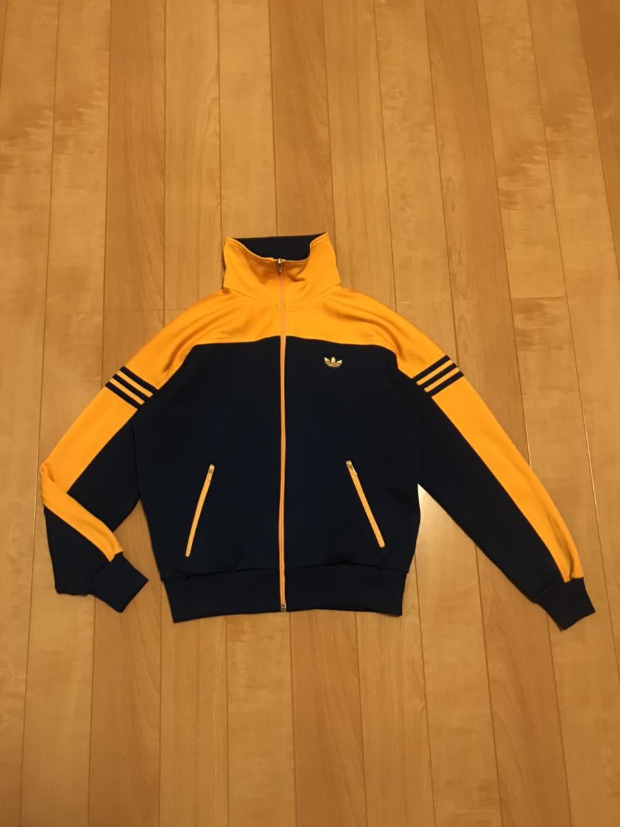 当時物.美品☆デサント製 adidas/70-80s 西ドイツアディダス サイズ2