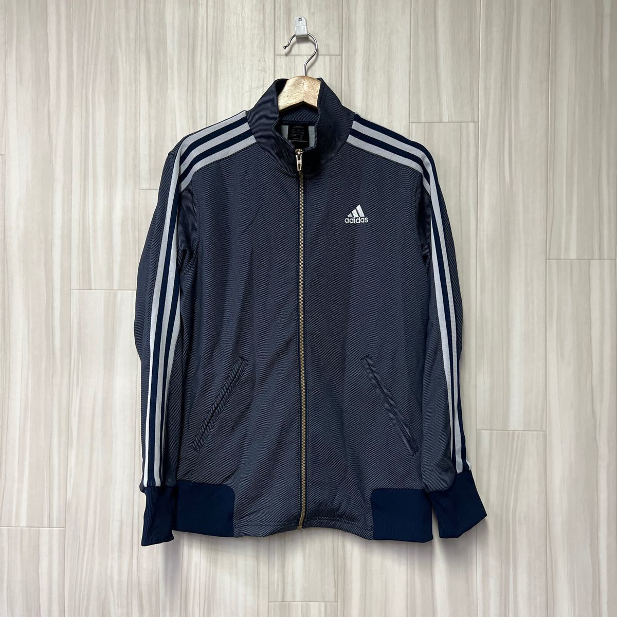 C-128 adidas アディダス CLIMALITE クライマライト セットアップ 上下セット ジャージ ジップアップ フルジップ メンズ M _画像1