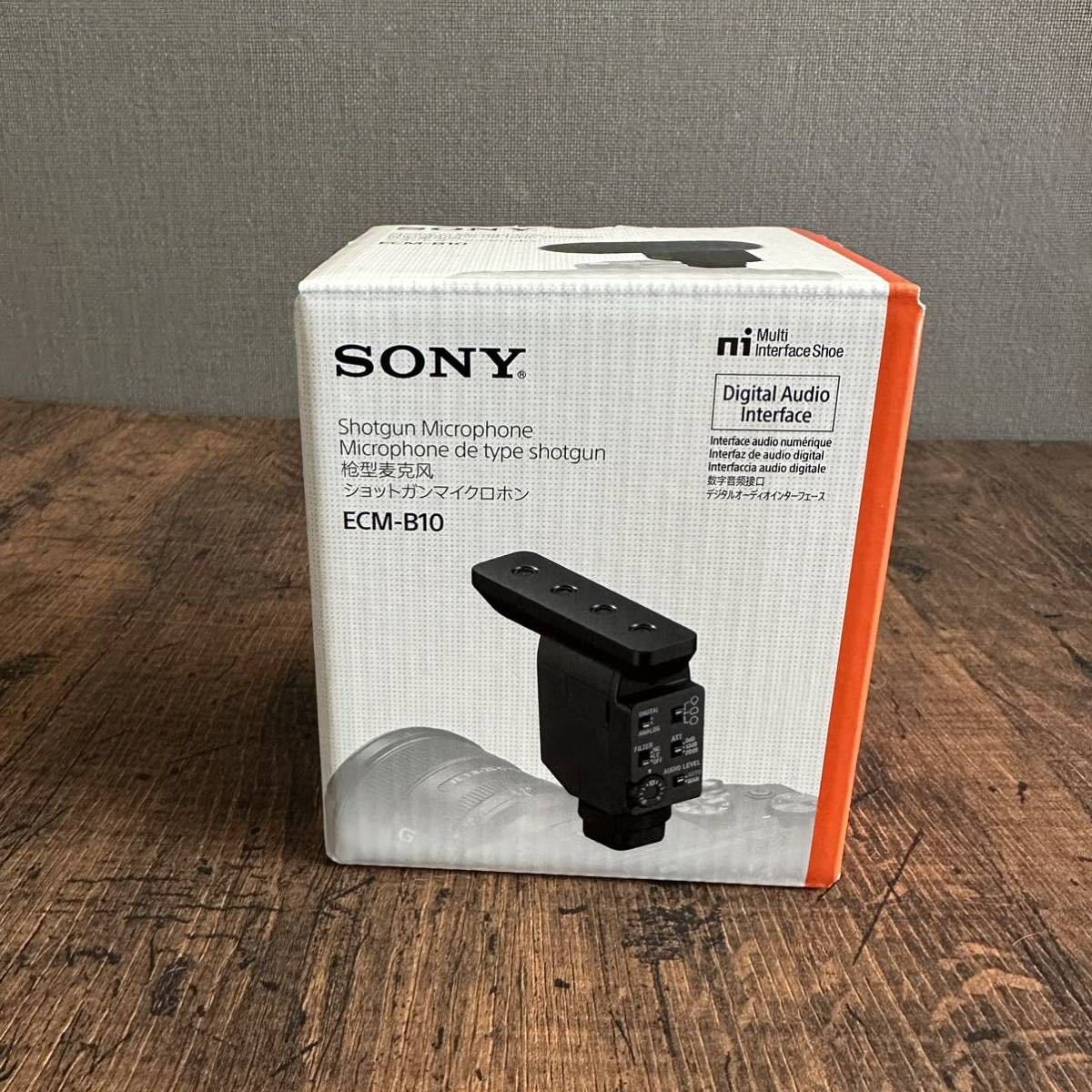 SONY Sony ECM-B10 Schott gun microphone Mike unused goods 