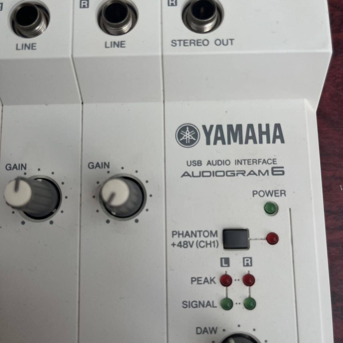 YAMAHA ヤマハ USBオーディオ USB AUDIO INTERFACE オーディオインターフェイス AU DIOGRAM 6 _画像7