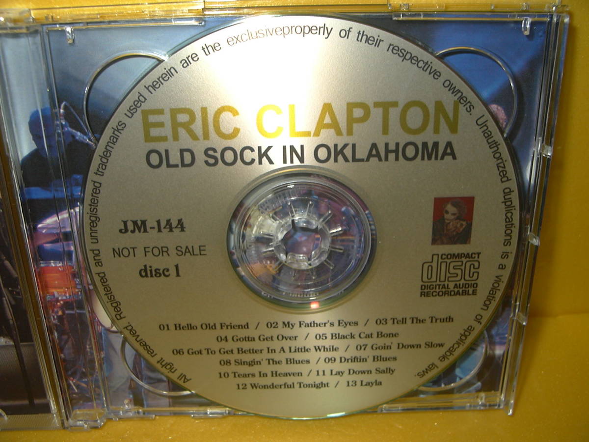 【2CD】ERIC CLAPTON「OLD SOCK IN OKLAHOMA」_画像4