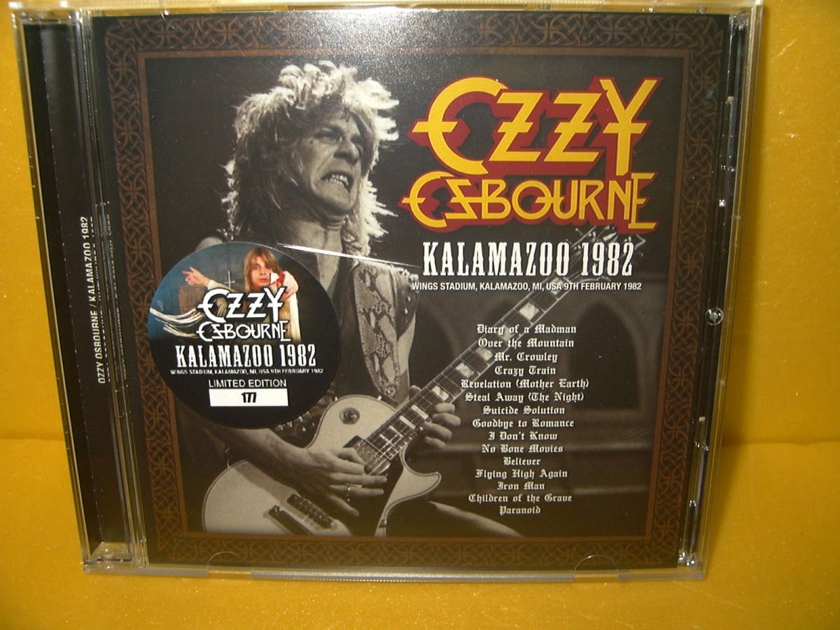 【2CD】OZZY OSBOURNE「KALAMAZOO 1982」_画像1