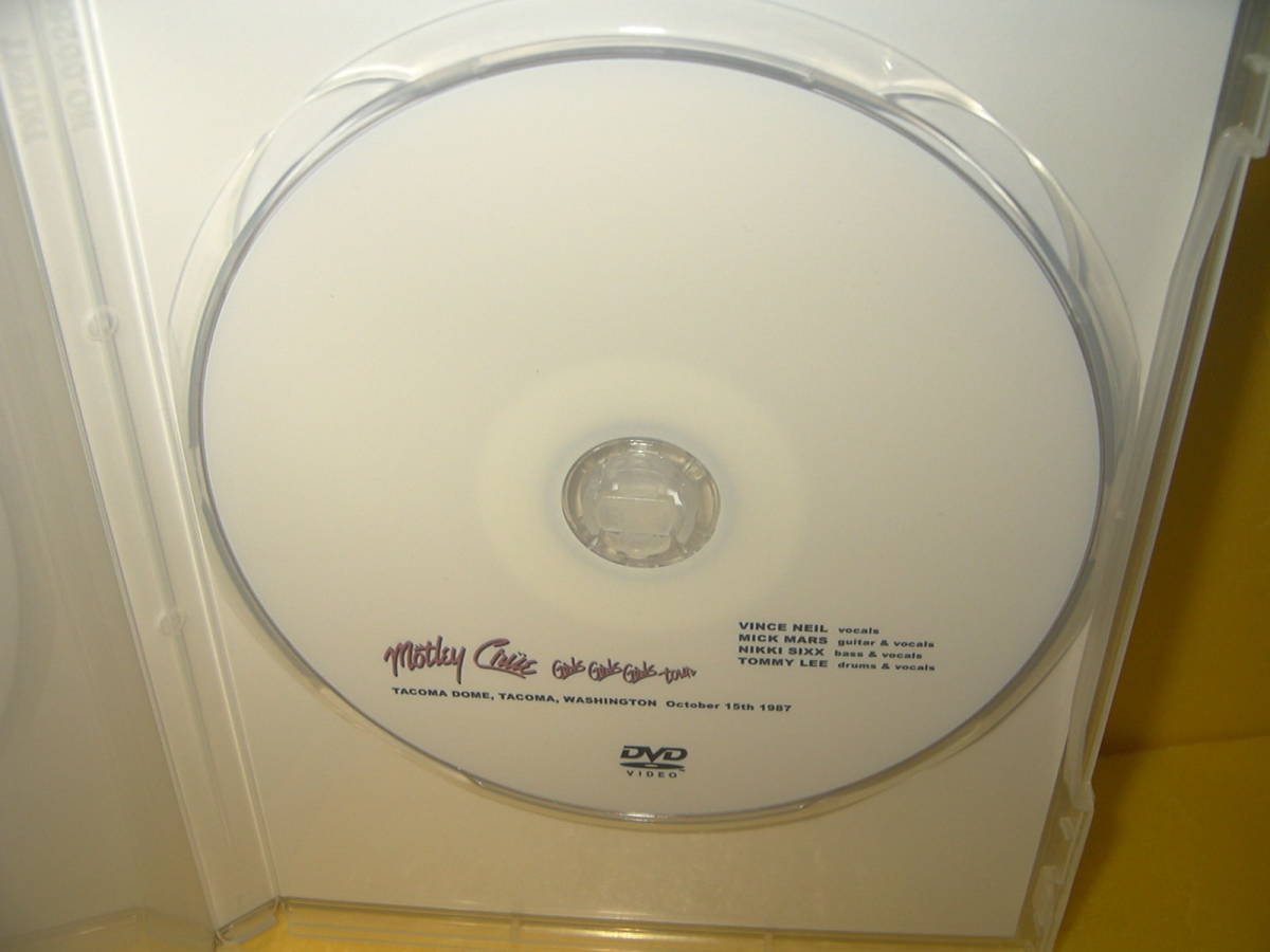 【DVD】MOTLEY CRUE「GIRLS GIRLS GIRLS TOUR TACOMA DOME,TACOMA 1987」_画像4