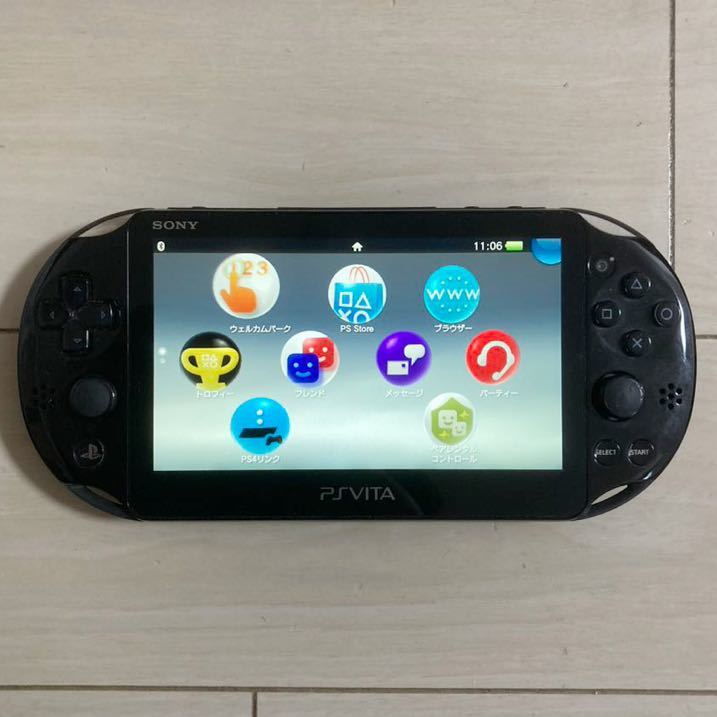 SONY PSVITA PCH-2000 ZA11 1GB 本体 wifi モデル 初期化 ソニー ピーエス ビータ ヴィータ プレイステーション PlayStation PS 送料無料_画像1