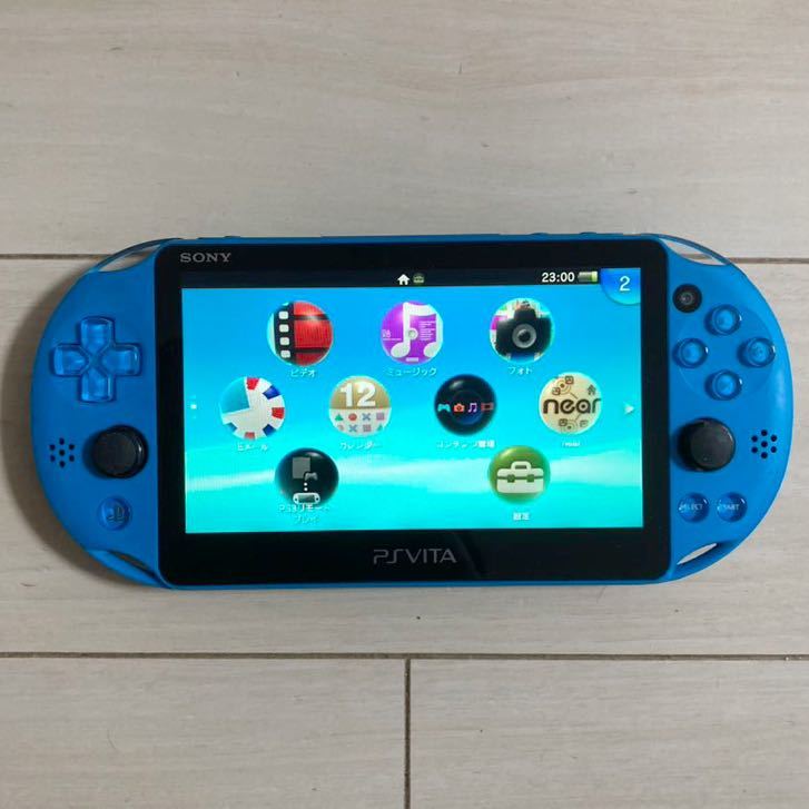 SONY PSVITA PCH-2000 ZA23 1GB 本体 wifiモデル 動作品 初期化 ソニー ピーエス ビータ ヴィータ PlayStation プレステ PS 送料無料_画像1