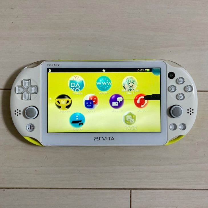 SONY PSVITA PCH-2000 ZA13 1GB 本体 wifiモデル 動作品 初期化 ソニー ピーエス ビータ ヴィータ プレイステーション プレステ 送料無料_画像1