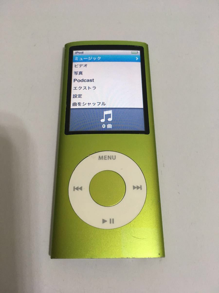 Apple第4代iPod nano 16 GB初始化蘋果iPod 原文:アップル 第4世代 iPod nano 16GB 本体 初期化 appleアイポッド 