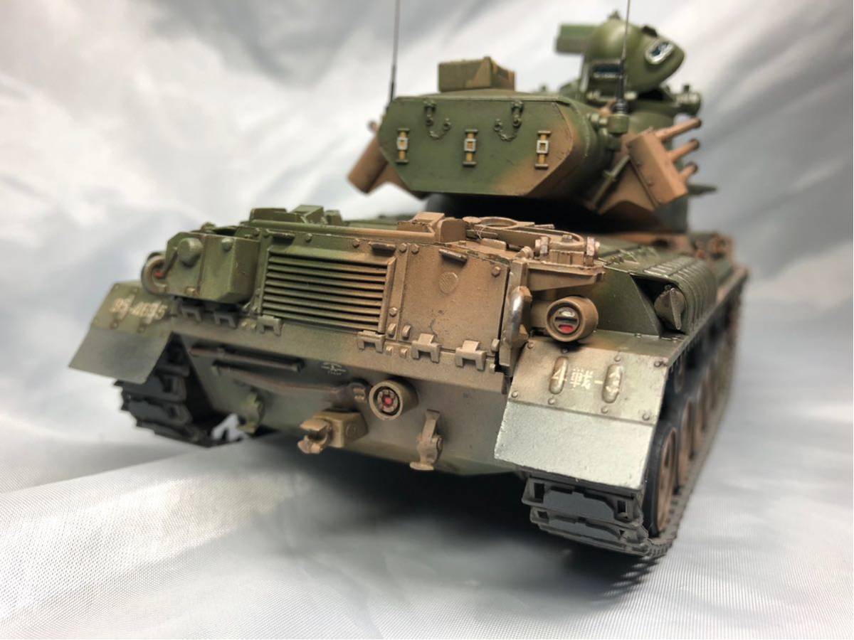 Tamiya 1/35地面自衛隊61坦克61型坦克成品 原文:タミヤ 1/35 陸上自衛隊 61式戦車 TYPE61 TANK 完成品