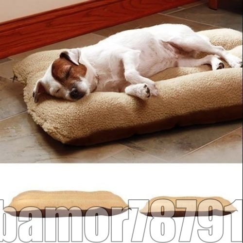 特価☆Lサイズ 冬の犬用 ベッドマット ペットクッション 暖かい 犬 猫 フリース ベッド 大型 犬 猫 パッド 全2色_画像2