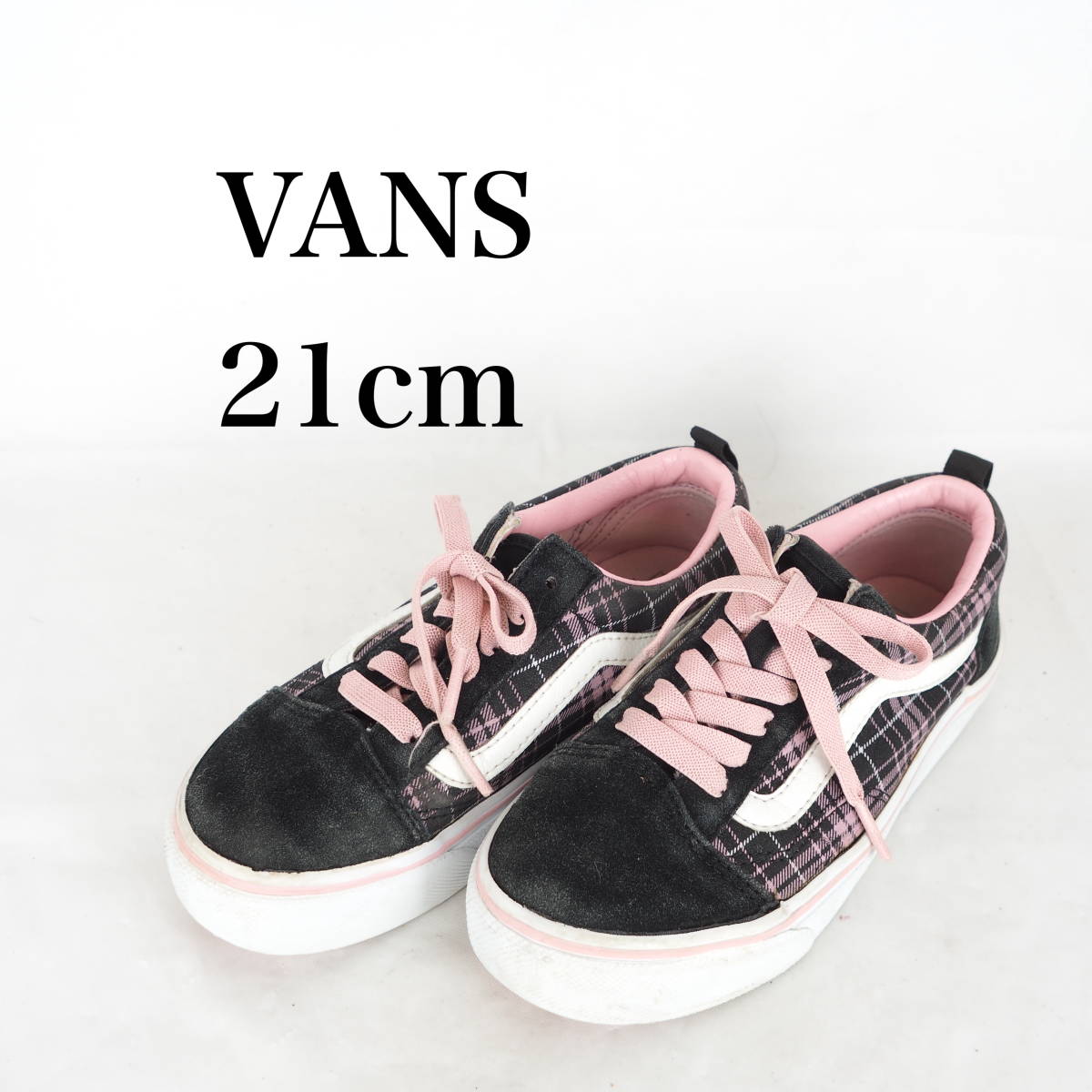 MK2528*VANS* Vans * Junior спортивные туфли *21cm* чёрный * розовый 