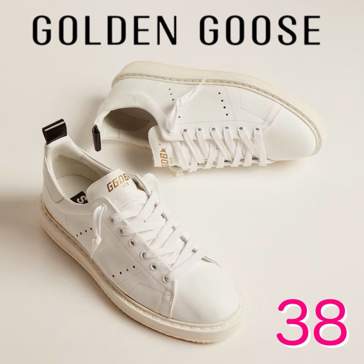 美品 人気 GOLDEN GOOSE ゴールデングース STARTER スターター 38 24 