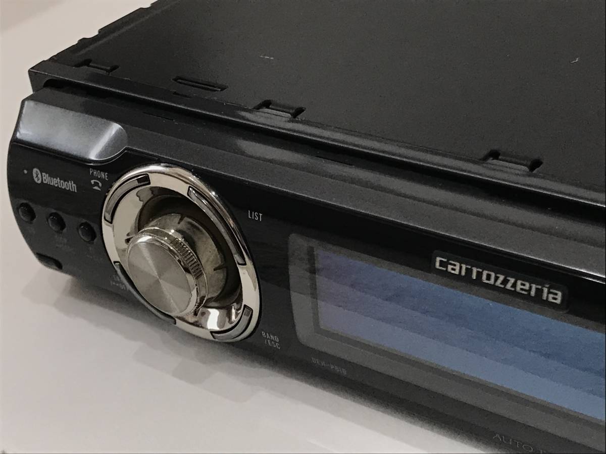 即決　希少　パイオニア　カロッツェリア　carrozzeria DEH-P810 ヘッドユニット　Bluetooth フルカラーEL 1DIN CD iTunes 安価_画像2