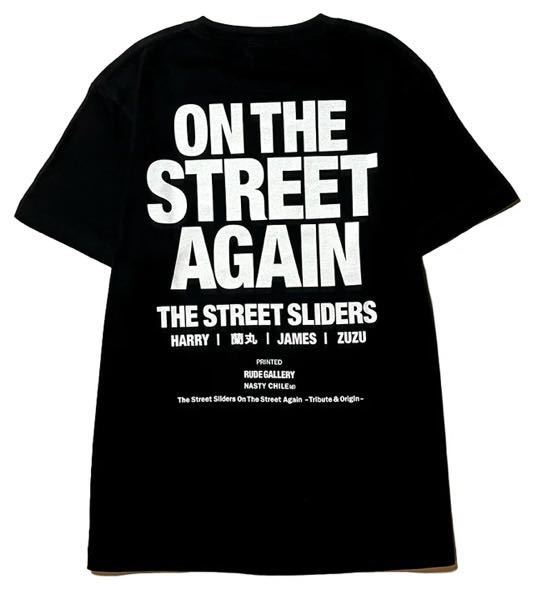 THE STREET SLIDERS STREETスライダーズ　爆オン Tシャツ 2　黒　サイズＭ　未使用未開封_画像4