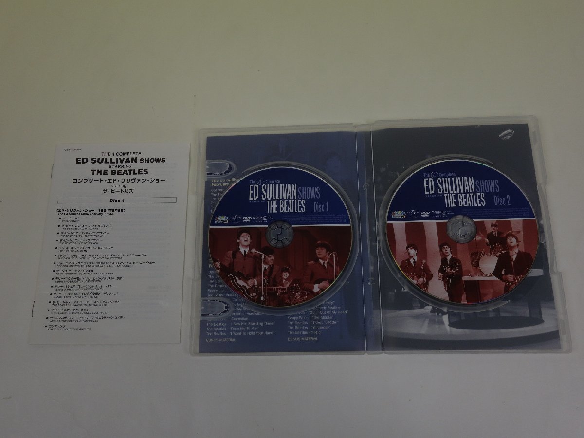 DVD 2枚組 The 4 Complete ED SULLIVAN Shows Starring THE BEATLES ザ・ビートルズ UIBY-1065/6_画像4