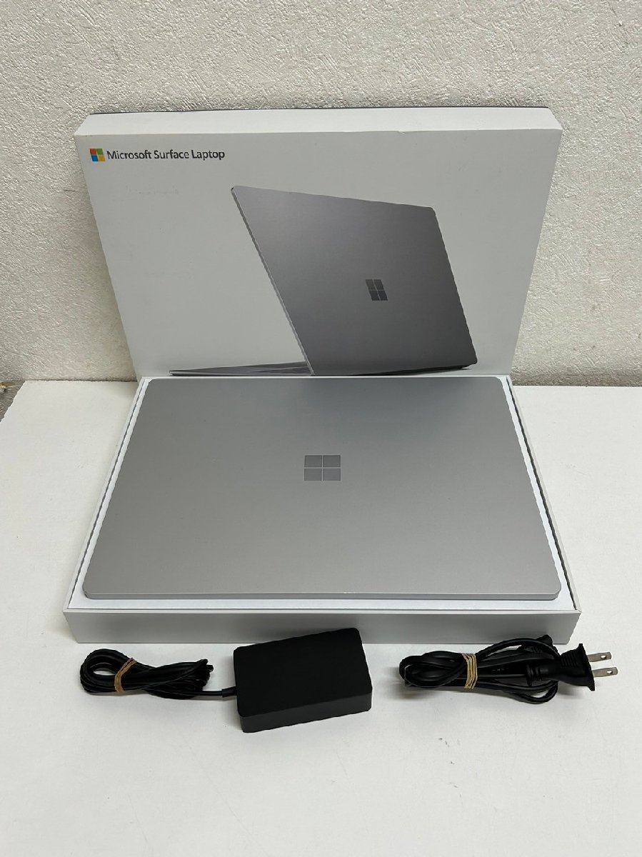 1315　Microsoft マイクロソフト ノートパソコン Surface Laptop 3 15インチ V4G-00018 中古_画像1