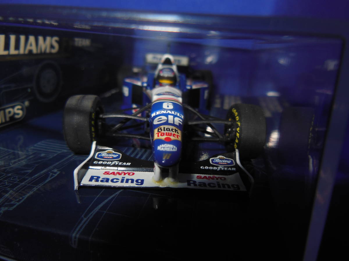 1/43　F1　WILLIAMS　RENAULT　FW18　ジャック・ヴィルヌーヴ　J.VILLENEUVE　EUROPEAN GP　初優勝　1996年　MINICHAMPS_画像3