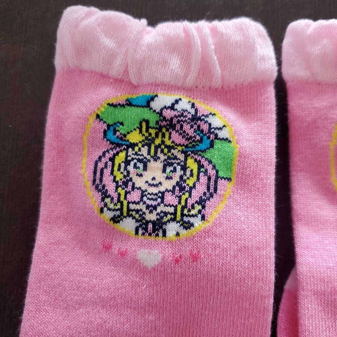  tropical -ju Precure socks 2 pair 16~18kyua summer knee-high socks pink socks 