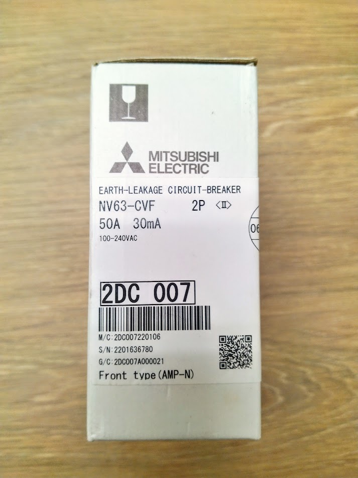 正規代理店購入　三菱電機　 漏電遮断器 NV63-CVF 2P 50A 30mA Yahoo!フリマ（旧）