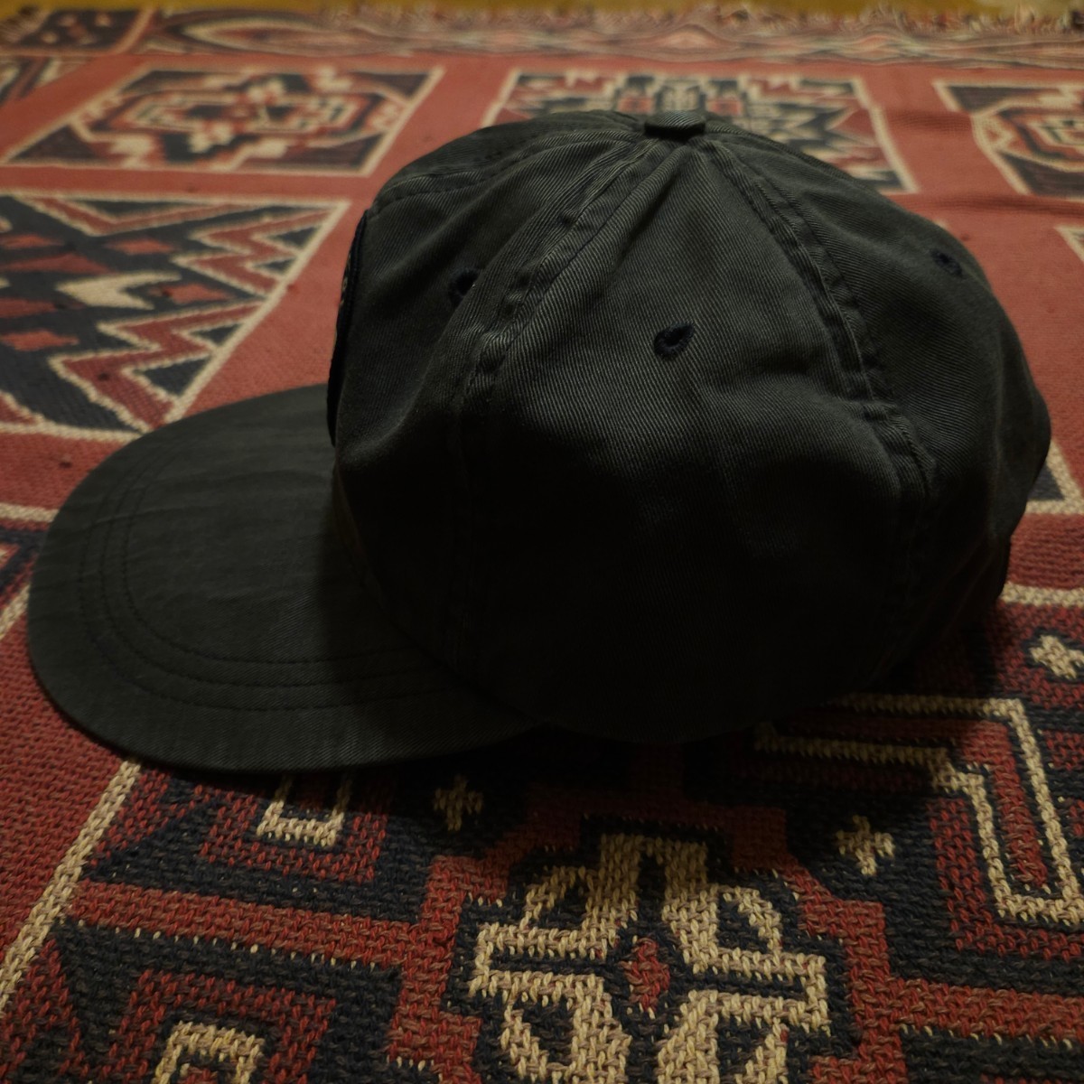 【90s USA製】 RRL Trucker Cap トラッカー キャップ 帽子 レザー 三ツ星 牛革 ヴィンテージ 超希少 Ralph Lauren_画像5