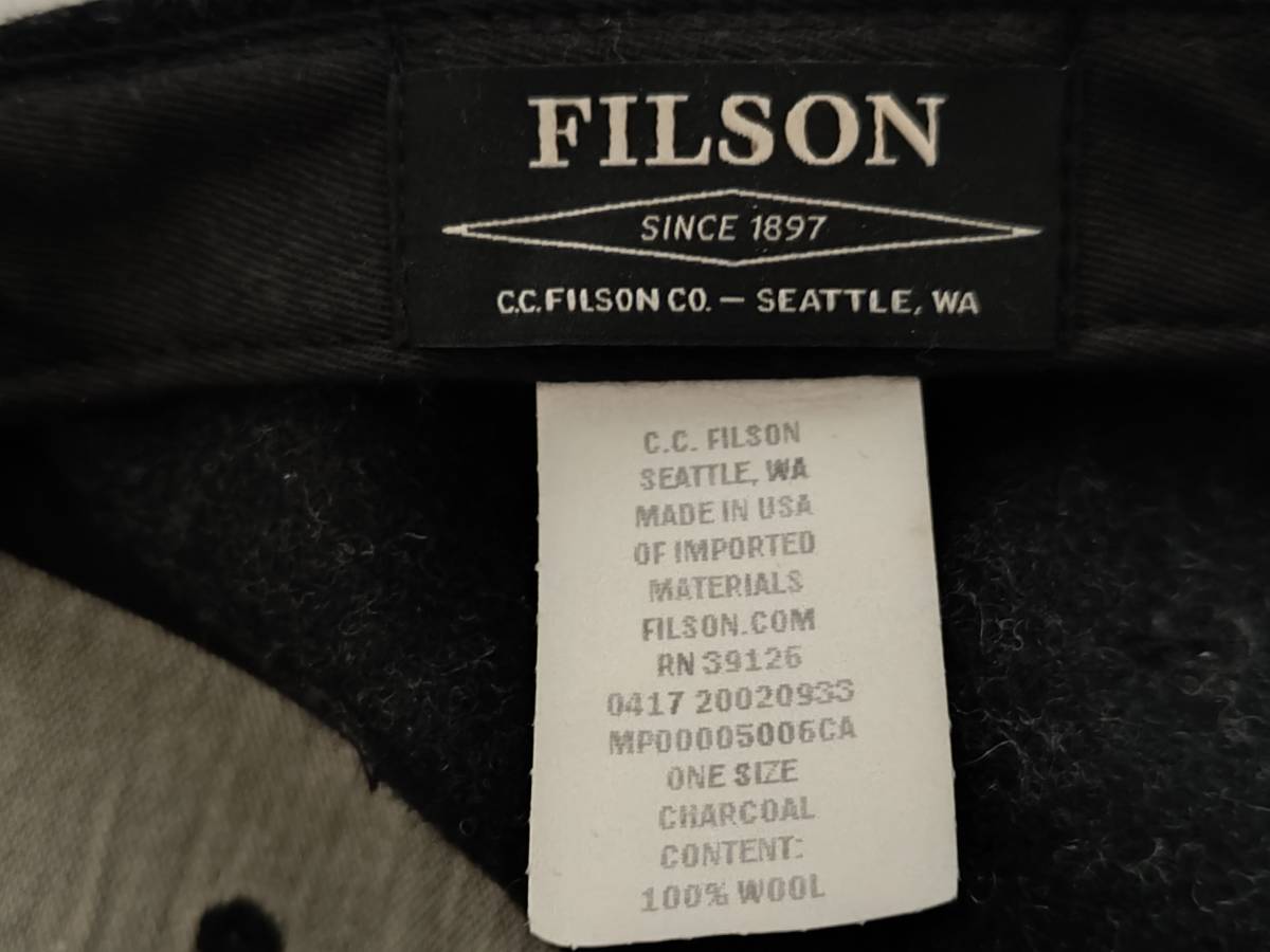 FILSON ウールキャップ_画像4