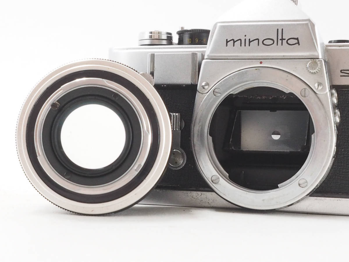 ★訳あり大特価★ ミノルタ MINOLTA SR-3 ボディ 55mm F1.8 レンズセット ★シャッターOK! #TA2013_画像5