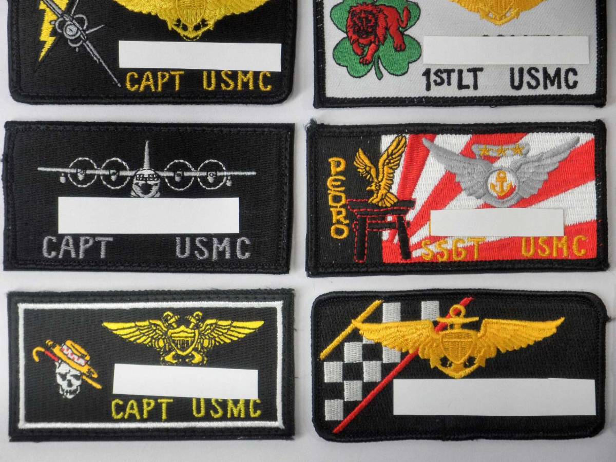 米軍パッチ【海兵隊など各種 ネームタグ】20点/すべて刺繍ネームあり/ワッペン/USMC/USN/部隊章/未使用・美品/②_画像4