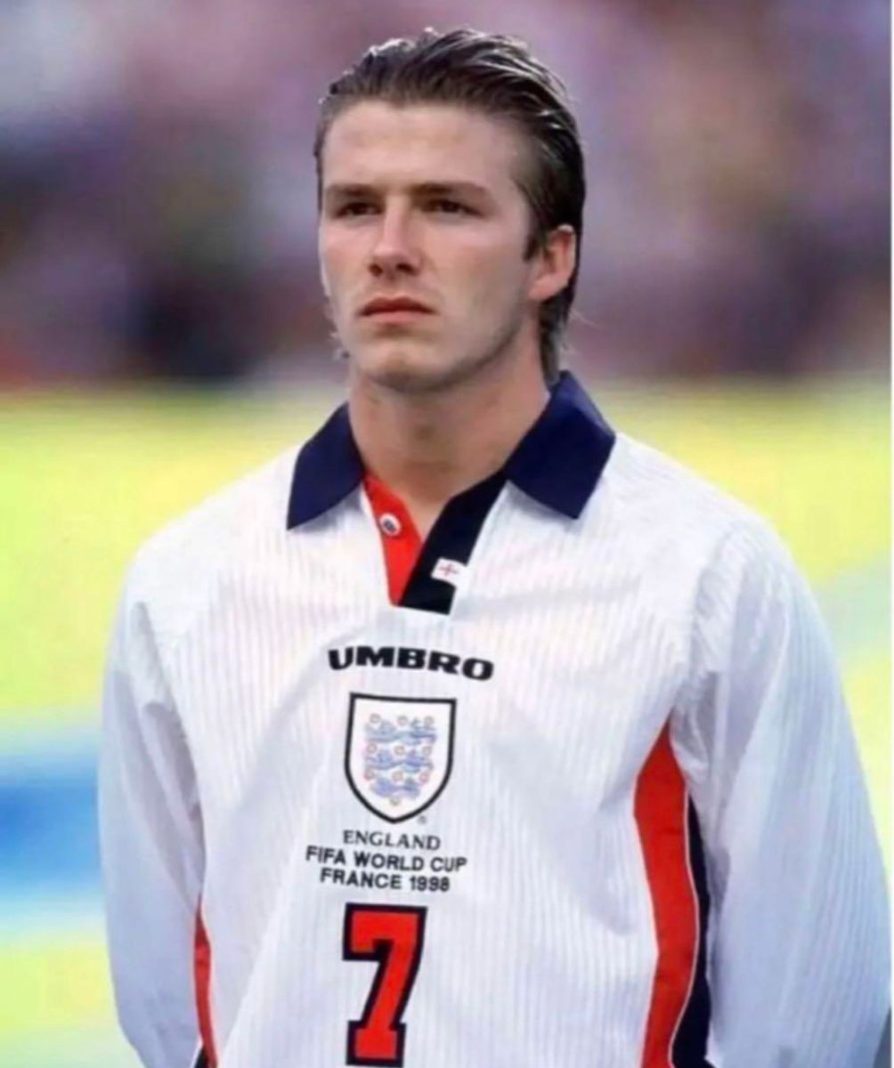 ベッカム ユニフォーム長袖 イングランド代表1998年フランスW杯