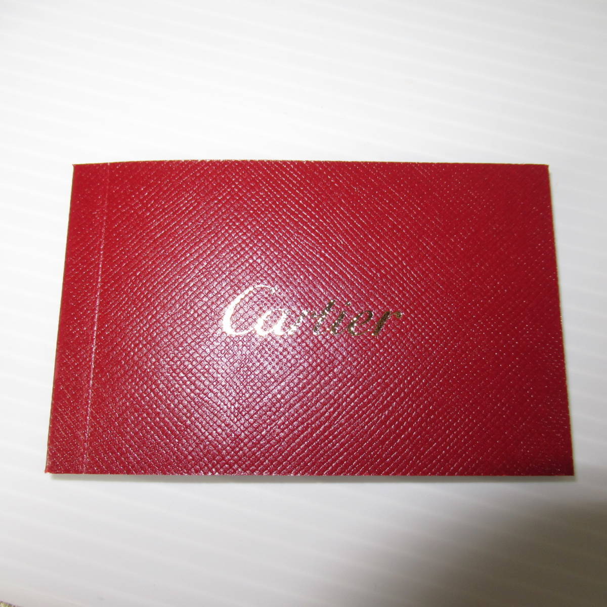 Cartier/カルティエ ネームタグ/ラゲージタグ　ボルドー　未使用/経年品　箱やや難_画像9