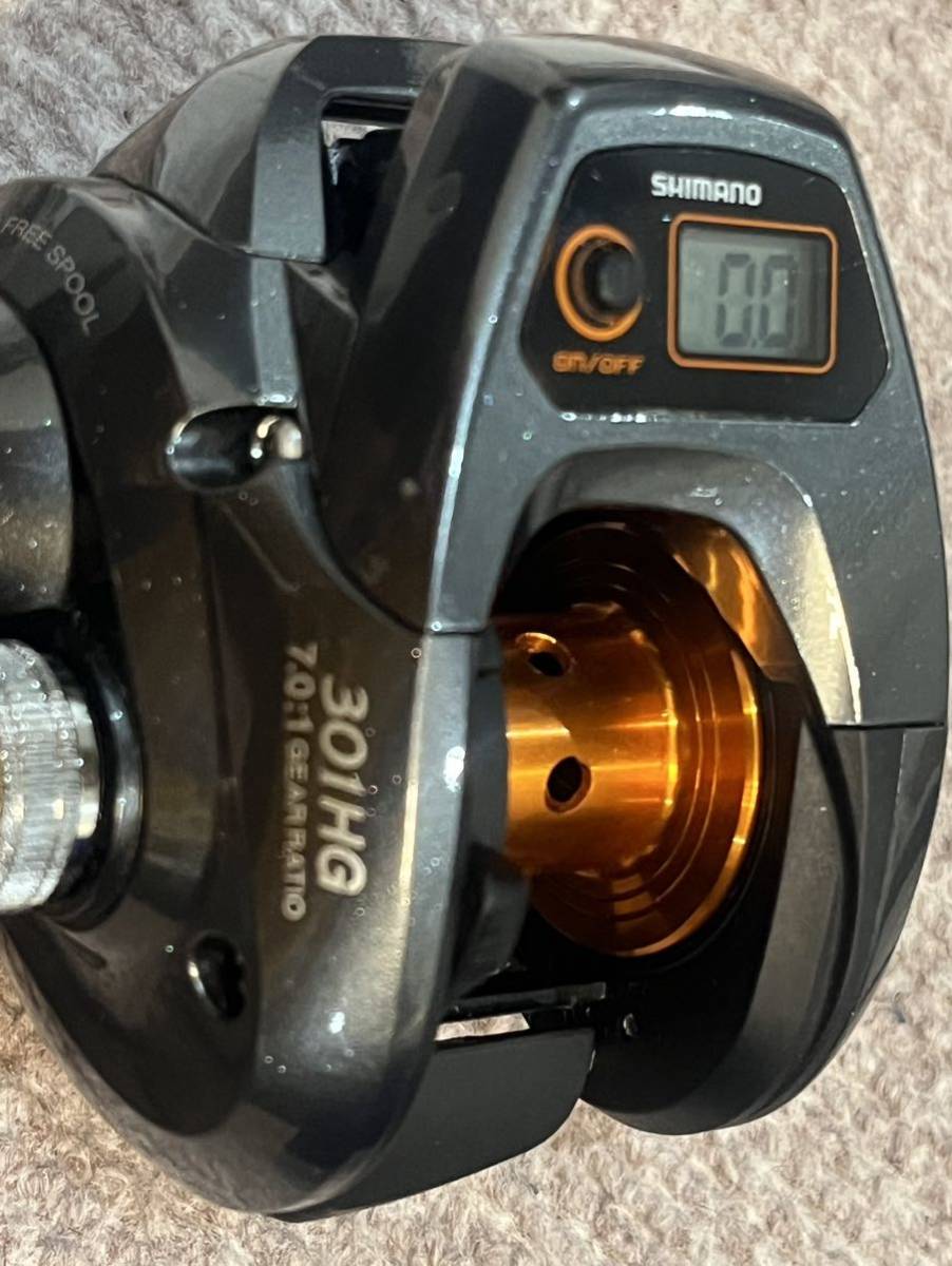 送料込★超美品★カウンター良好★SHIMANO (シマノ) バルケッタ BB 301 HG ハイギア タイラバ 左ハンドル 船 ジギング オフショア カルコン_画像4