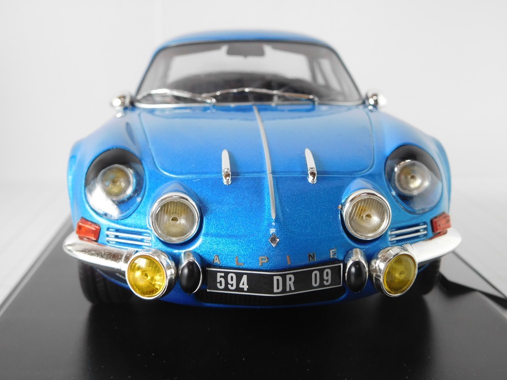 * Norev 1/18 alpine A110 1600S 1972 blue side Logo specification 