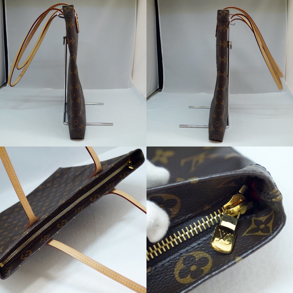 美品・保管品 Louis Vuitton ルイヴィトン M45199 キャリー・イット モノグラム トートバッグ ハンドバッグ BE0250 ポーチ/外箱付_画像4