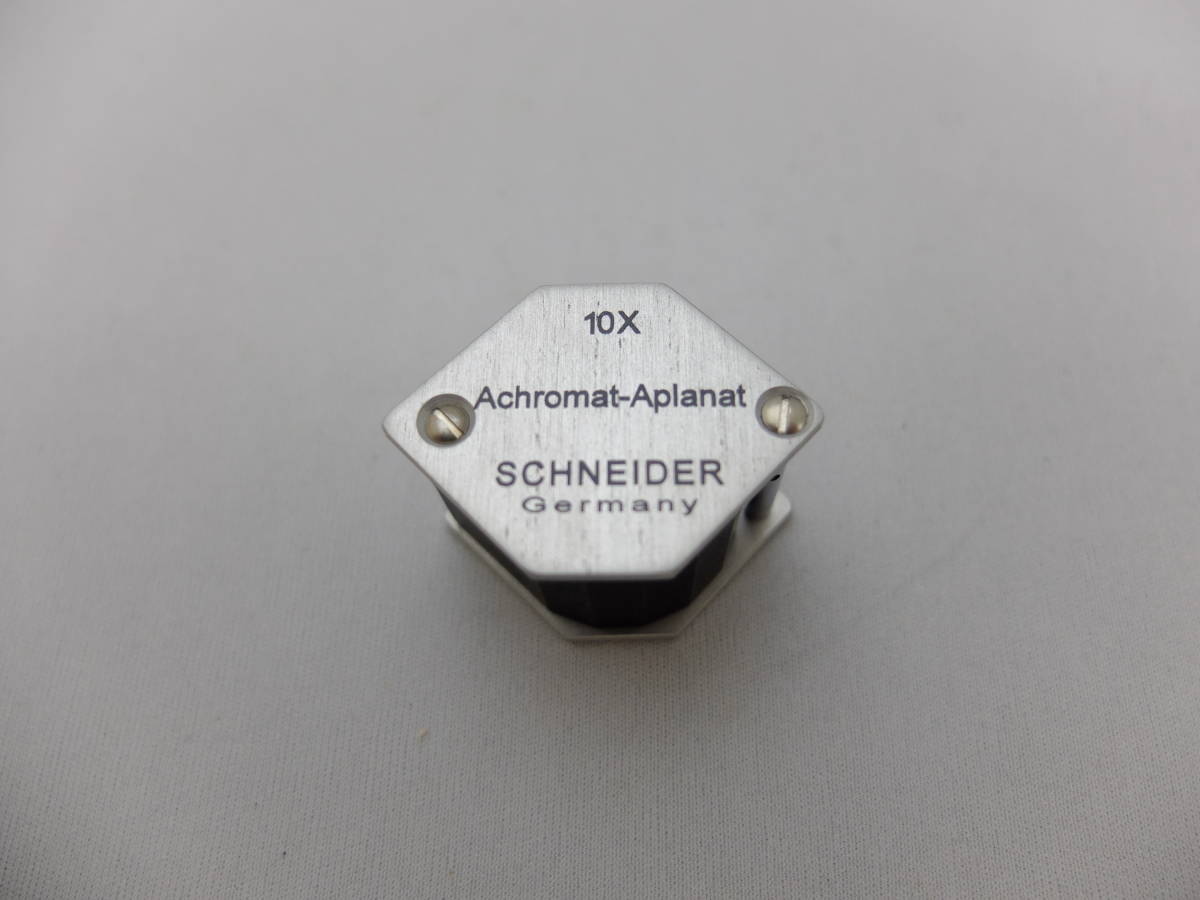 Schneider SCHNEIDER лупа Loupe 10× Германия не использовался 