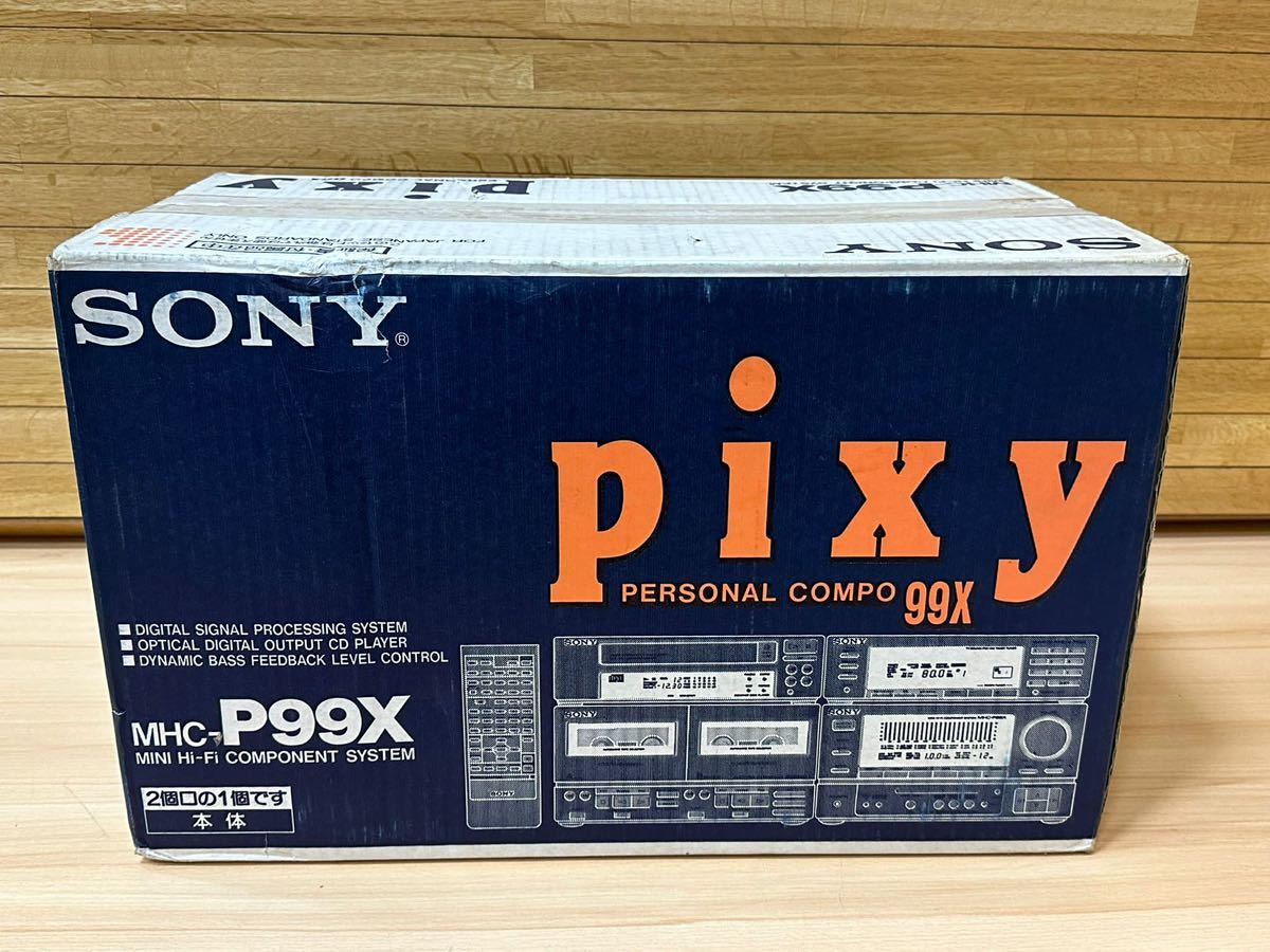 ソニー SONY PIXY MHC-P99X ソニー ピクシー ミニハイファイコンポーネントシステム / MINI HI-FI Component System/ 動作未確認/中古品/_画像5