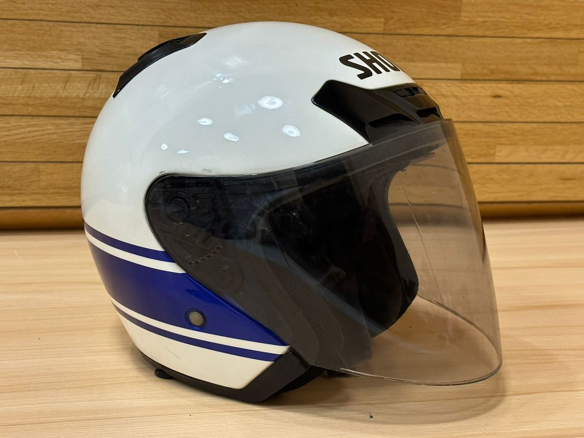 ショウエイ SHOEI J-FORCE N ジェットヘルメット / 白　オープンフェイスヘルメット //中古品//_画像1