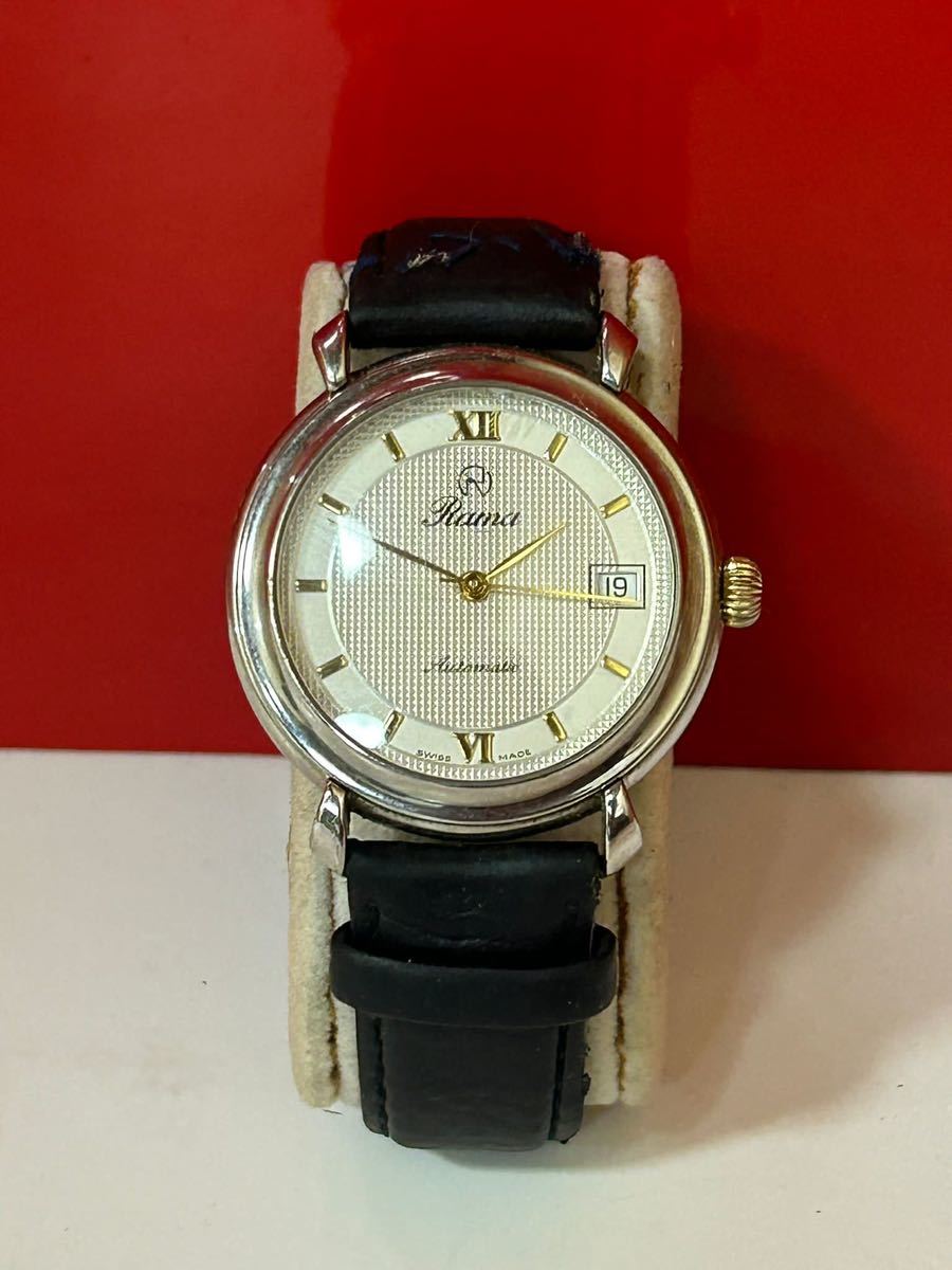 Rama automatic Swiss Watch 2824/2 // ラマスイス 腕時計 オートマチッククォーツ // 25 宝石 スイス製 //動作確認済み//_画像1