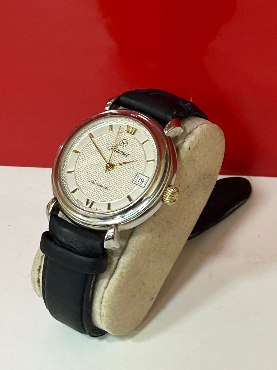 Rama automatic Swiss Watch 2824/2 // ラマスイス 腕時計 オートマチッククォーツ // 25 宝石 スイス製 //動作確認済み//_画像3