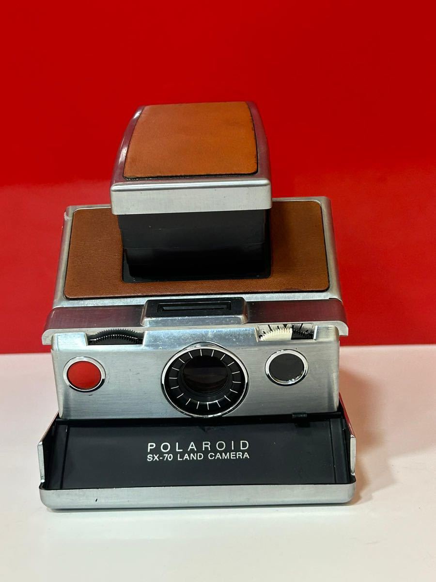 ポラロイド Polaroid SX-70 LAND CAMERA /ポラロイドカメラ /インスタントカメラ/ケース付/動作未確認/_画像4