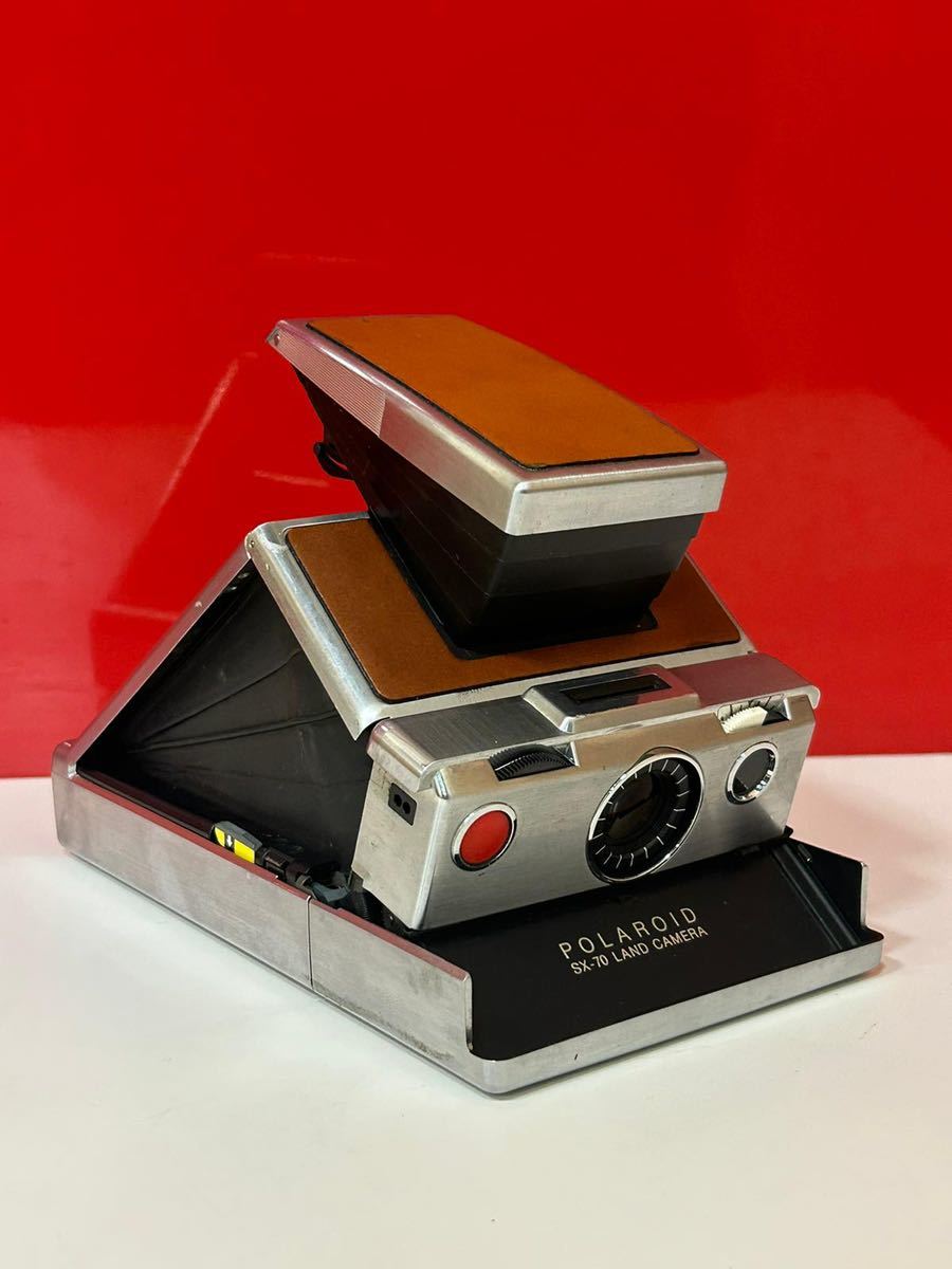 ポラロイド Polaroid SX-70 LAND CAMERA /ポラロイドカメラ /インスタントカメラ/ケース付/動作未確認/_画像3