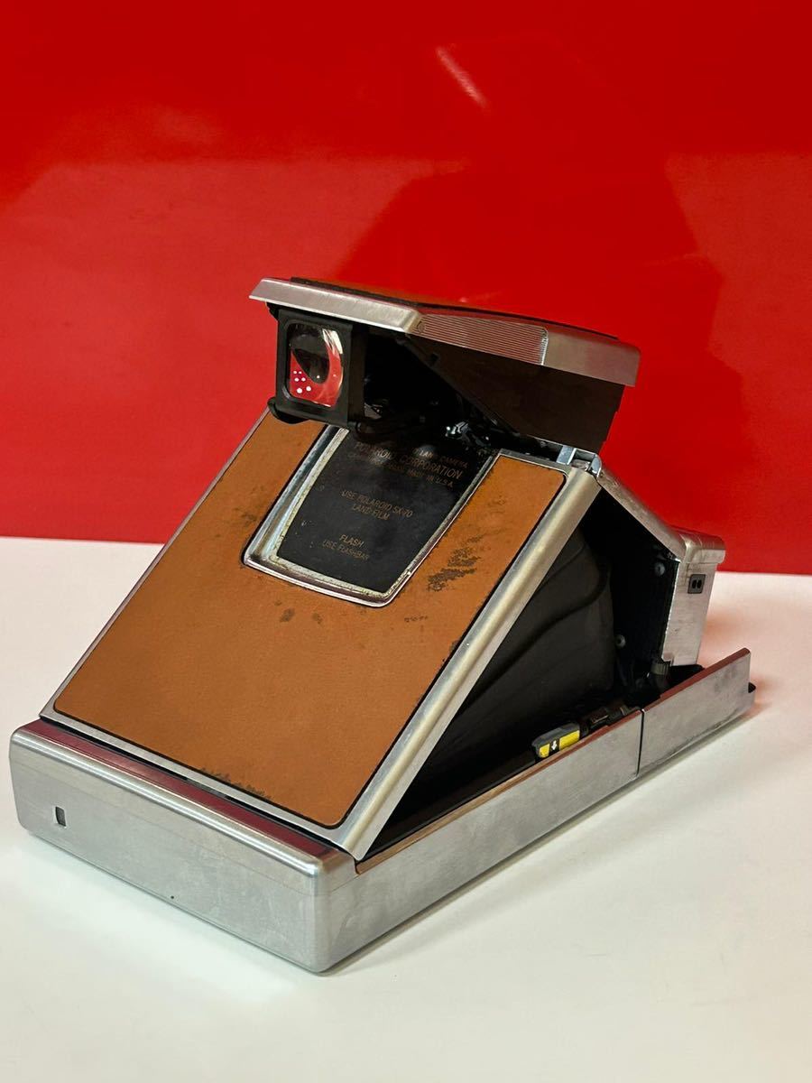 ポラロイド Polaroid SX-70 LAND CAMERA /ポラロイドカメラ /インスタントカメラ/ケース付/動作未確認/_画像7