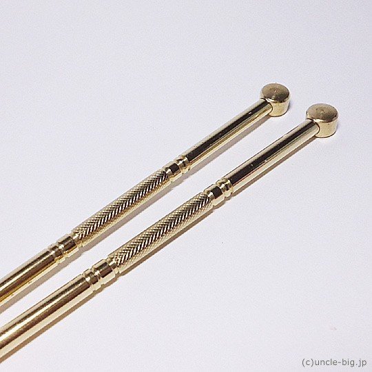 【日本製】真鍮製の火箸 25cm_画像2