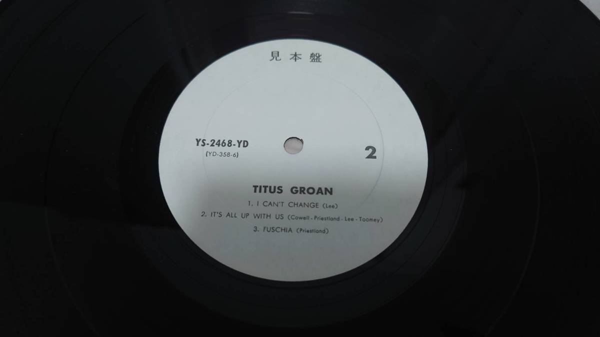 見本盤 白ラベル Titus Groan タイタス・グローン 盤のみ YS-2468-YD_画像5
