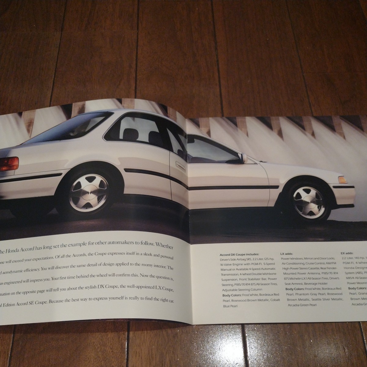 1993 US ホンダ アコード クーペ カタログ CB Accord Coupe usdm jdm ローライダー ハチマルヒーロー 高速有鉛 北米 アメリカ ハワイ の画像2