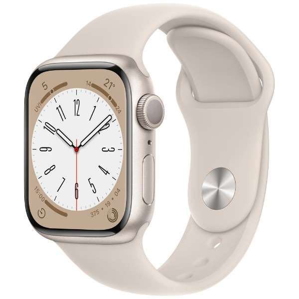 通販専売 極美品 Apple Watch Series 8 GPSモデル 45mm スターライト