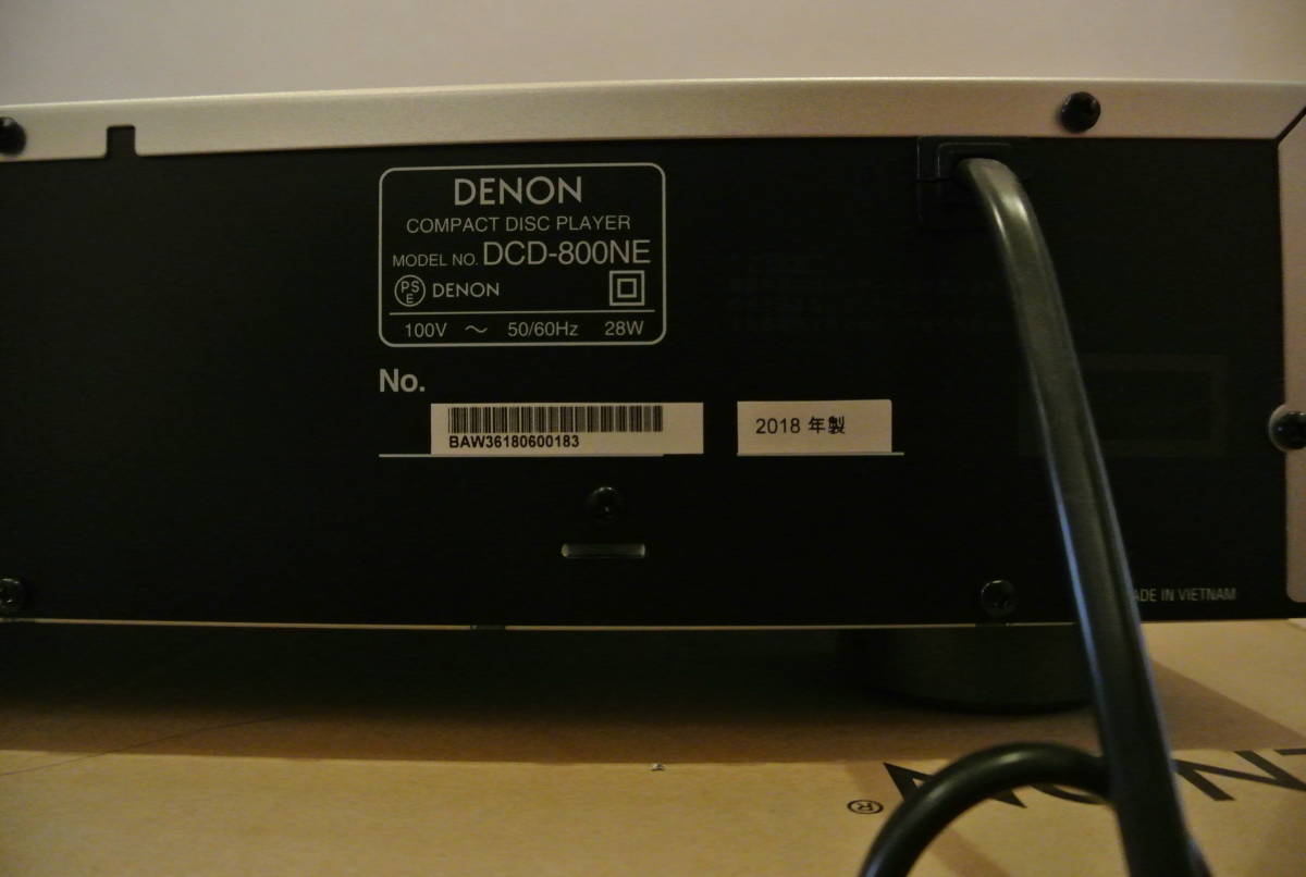 【2018年製造·2018年9月新品購買】DENON Denon DCD-800NE CD播放器 原文:【2018年製・2018年９月新品購入】DENON デノン DCD-800NE CDプレーヤー