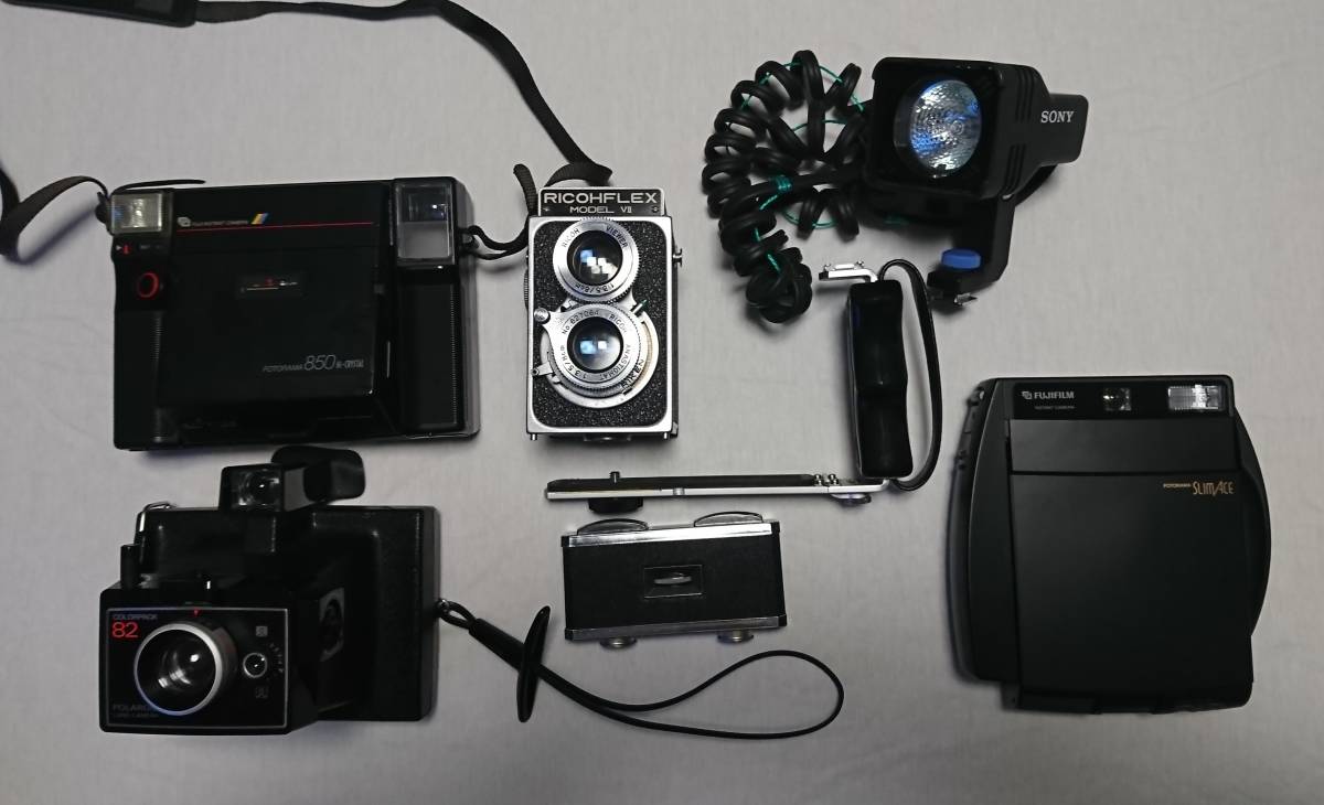 カメラ色々おまとめ6点出品 中古品 ジャンク品 インスタントカメラ ポラロイドカメラ RICOHFLEX MODEL VⅡ _画像1