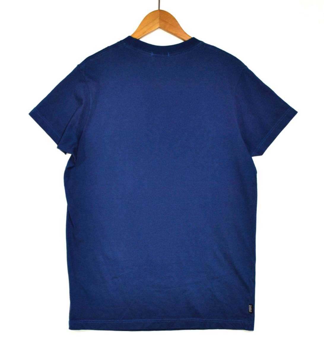 即決【FRANKLIN MARSHAL】フランクリンマーシャル プリントTシャツ 青 S 古着の画像2