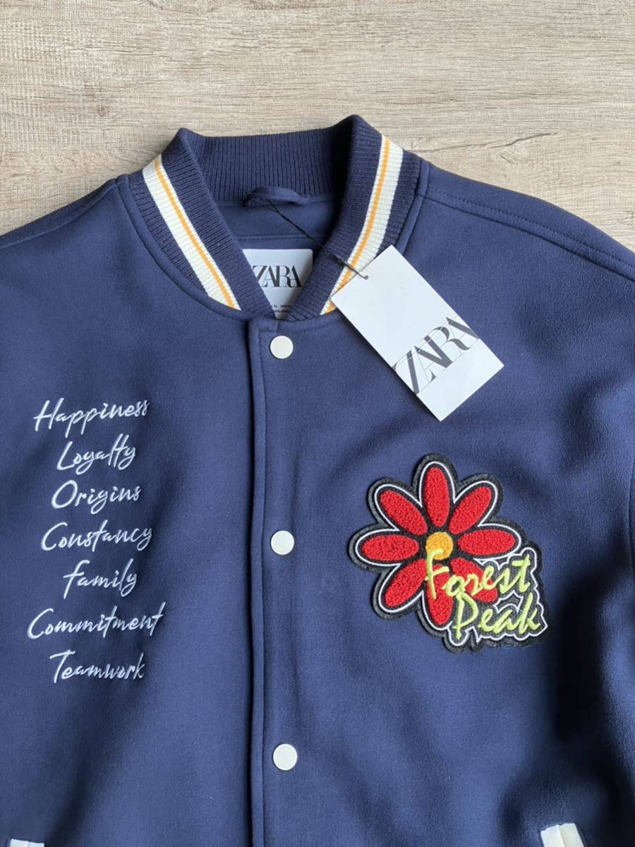 新品未使用】 ZARA ザラ スタジャン サイズXL ネイビー Supreme 新品未使用】 ZARA ザラ スタジャン サイズXL ネイビー Supreme